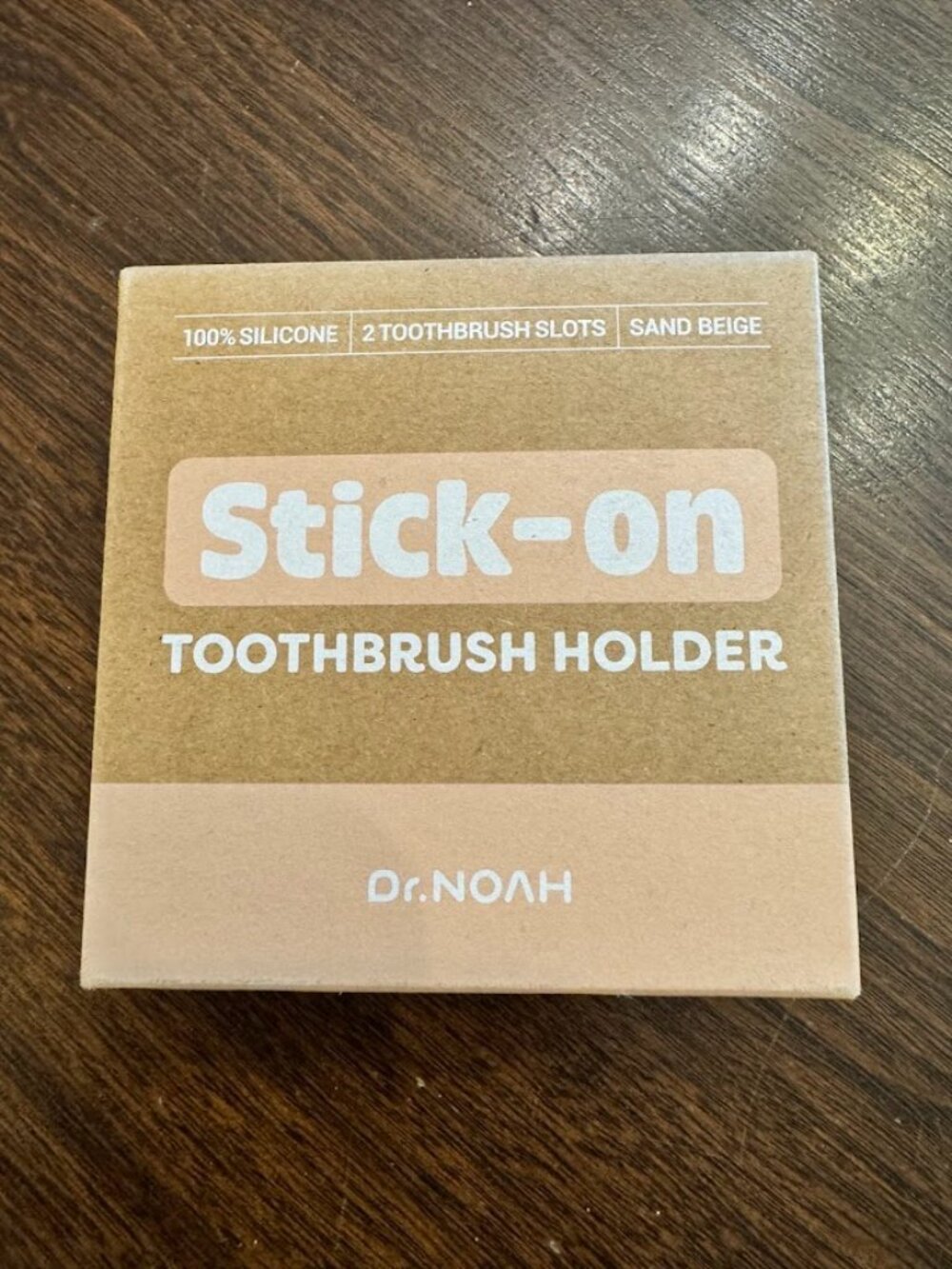 Dr Noah Stick On Toothbrush Holder Sand